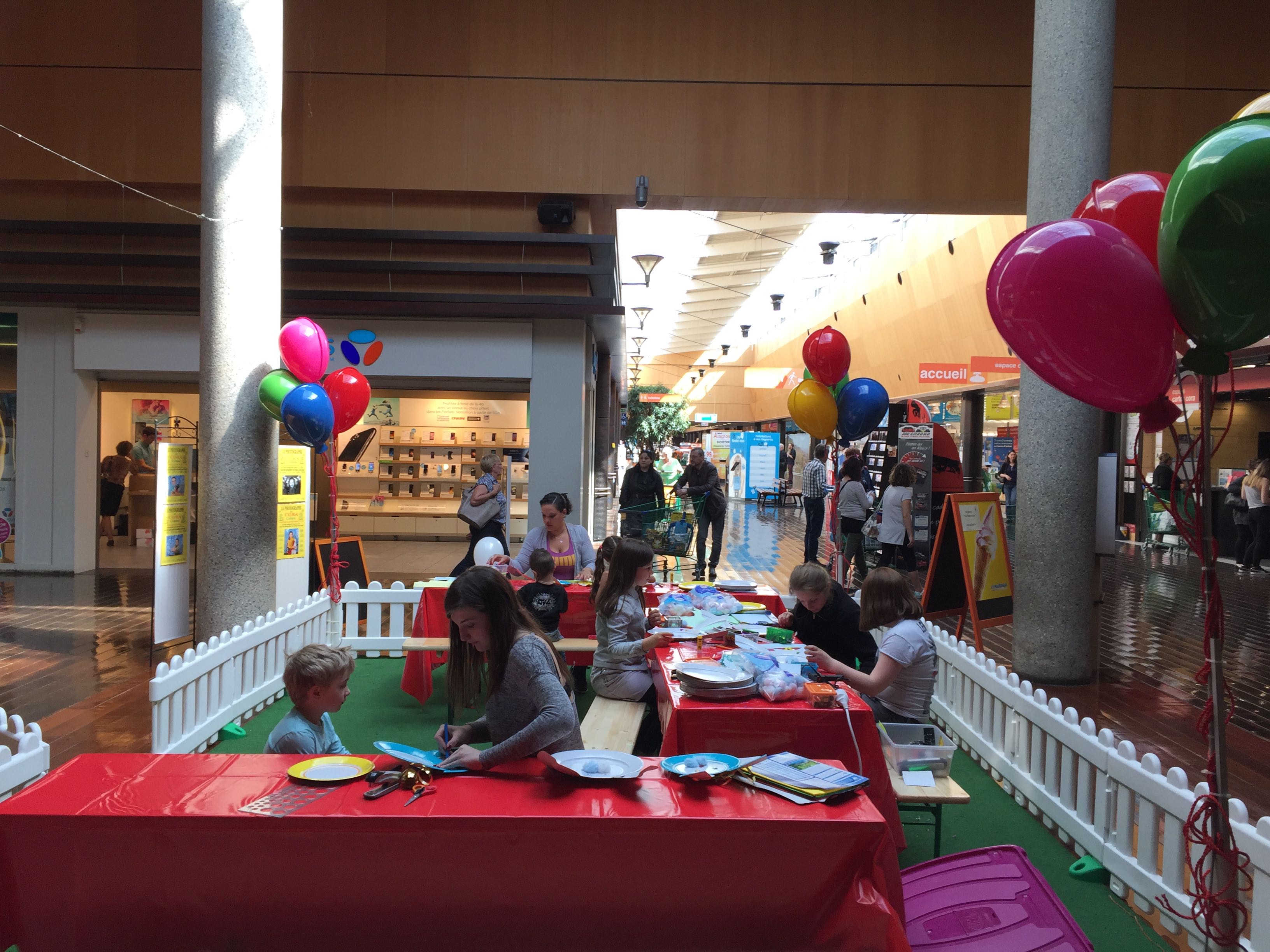 animation centre commercial, animation magasin, animation anniversaire